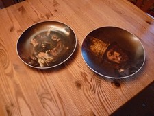 Bayreuther Porzellan Waldsassen Bavaria 2x Sammelteller - Kunst Motive -