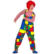 Damen-Kostüm Latzhose Clown