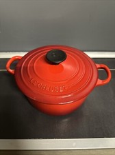 Le Creuset Dampfkochtopf aus Gusseisen Emailliert Rot