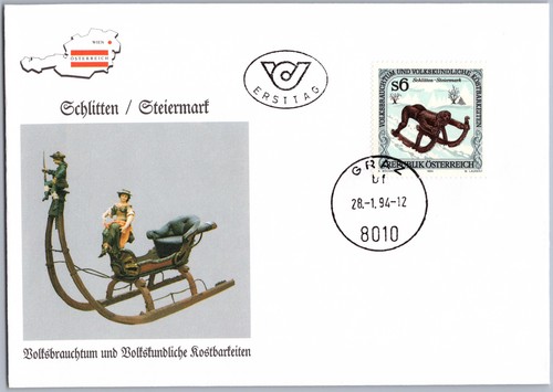 österreich fdc graz 1994 - fdc,
