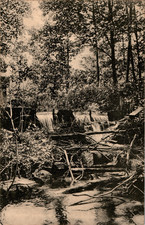 AK GRUSS AUS WESTPREUSSEN ELBING WASSERFALL ELBINGER HÖHE 1915