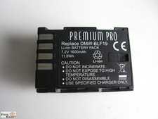 Akku Premium Pro Replace DMW-BLF19 für Panasonic Digitalkamera DMC-GH3, GH4 