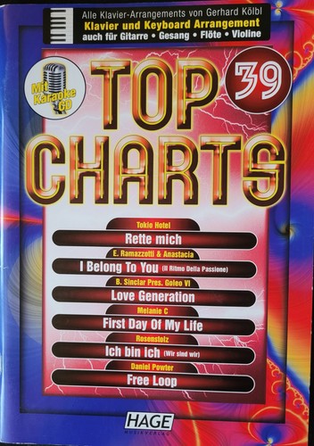 Top charts inkl karaoke cd - top, 39