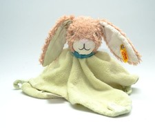 Steiff Hase Freundefinder beige grün Kuscheltuch Schmusetuch 240348