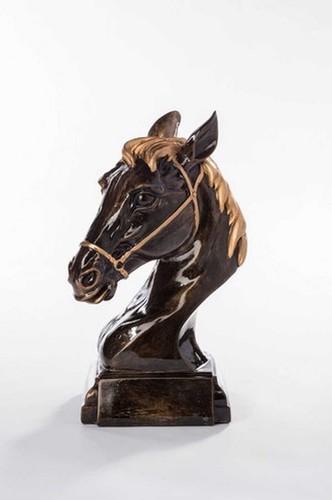 Pferdekopf reitsport figur - 1,