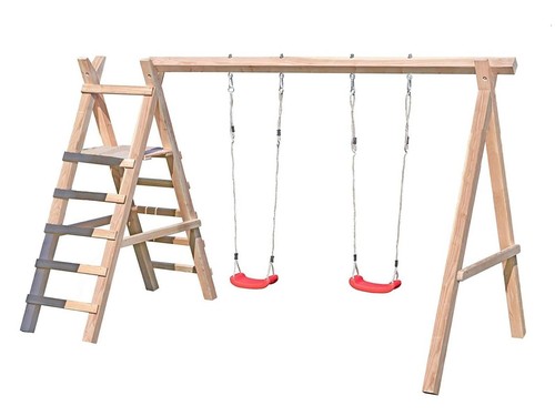 Premium doppelschaukel mit - premium,