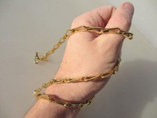 Vintage Messing Beleuchtung Kettenaufhänger Schlaufe Kronleuchter Licht Zugstecker alt 71 cm 28 Zoll