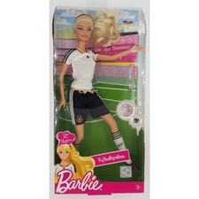 Mattel W2818 Barbie,  ich wäre gern Fußballspielerin, Neu und OVP