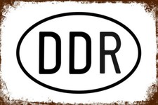 Retro Blechschild DDR 30 x 20