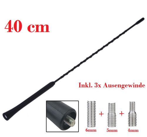 Auto kurzstabantenne 40cm - auto,