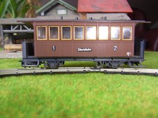 Liliput Personenwagen  der Zillertalbahn, auch Egger Bahn, Roco, H0e 9mm