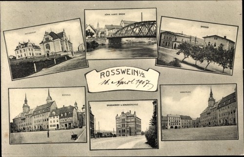 Roßwein sachsen - ak,