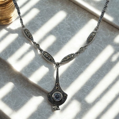 Edles jugendstil collier 925 - collier,