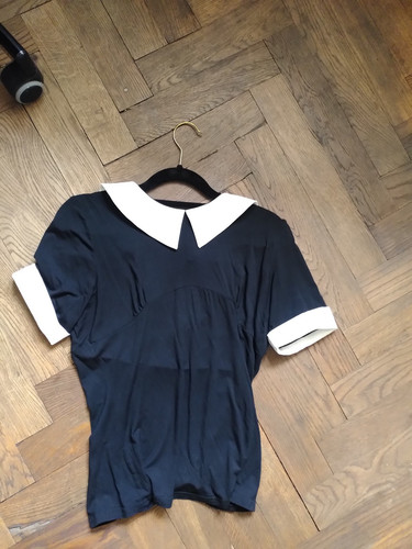 Shirt schwarz weiß - 60, s