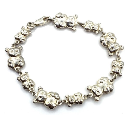 Sterling silber teddybär - sterling,