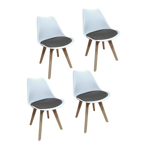 4er set design stühle mit - 4er,