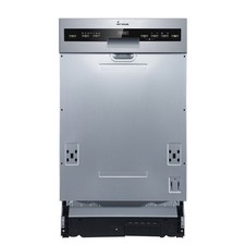 Geschirrspüler Spülmaschine teilintegrierbar 45cm 7 Prorgamme 10 Maßgedecke