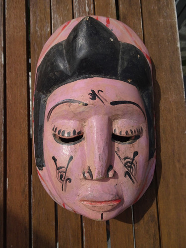 Alte maske der ibibio - maske,