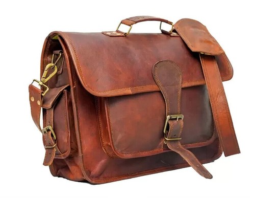 Leder aktentasche - leder,