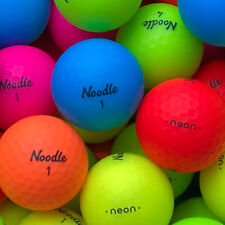 30 Noodle Neon Matt Bunt Golfbälle AAAA Lakeballs Top-Qualität