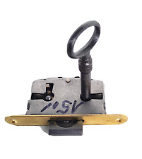 Einsteckschloß+1 Schlüssel Eisen Vitrinen Schloss D 15 mm Vintage Möbelschlösser