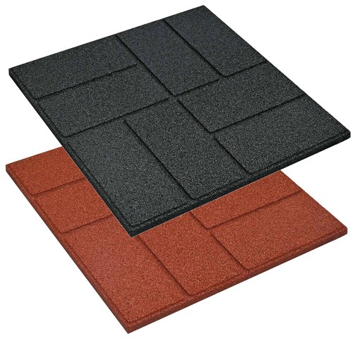 6er set gehwegplatten gummi - 6er,