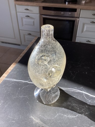 Art objekt vase kunstglass - art, objekt/