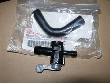 YAMAHA PW 50  BENZINHAHN MIT ANSCHLUSS LEITUNG   FUEL COCK ASY + PIPE  PW50