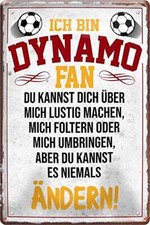 Blechschild Fußball Hier