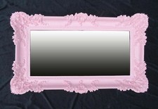 XXL WANDSPIEGEL ROSA 96x57