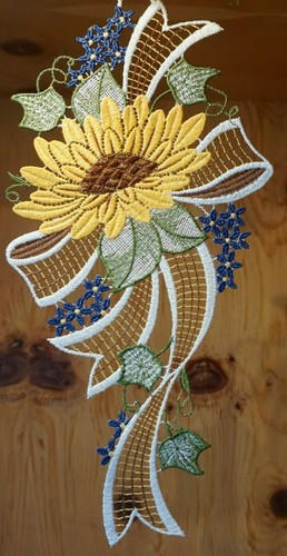 Fensterbild sonnenblume - fensterbild,