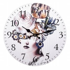 Retro Wanduhr 34cm Arabische