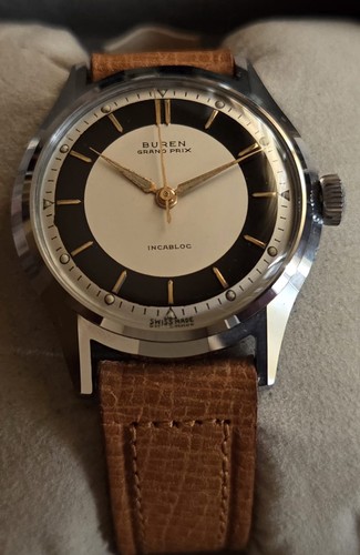 Vintage armbanduhr buren grand - armbanduhr,
