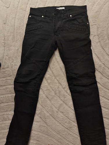 Balmain biker jeans black - jeans, size