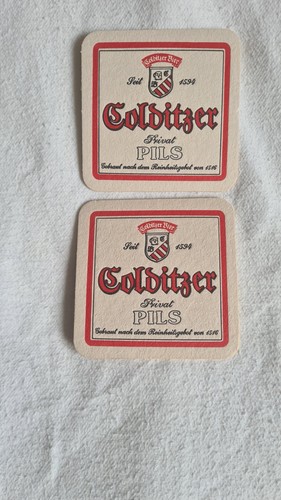 Colditzer bierdeckel - 2, x