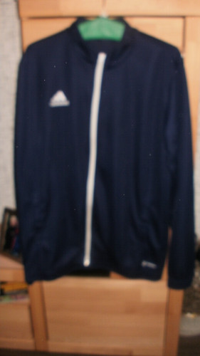 +Adidas-Sportjacke,dunkelblau