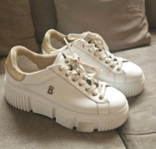 Bogner Sneaker Herren  42  Echt Leder weiß  NP 350€  Designer Schuhe Damen