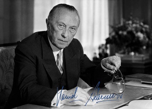 Konrad adenauer autogramm - konrad,