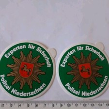 2 Aufkleber Polizei Niedersachsen  Experten für Sicherheit Sammelauflösung (15)