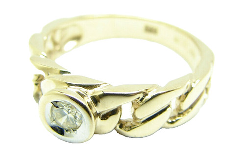 Damen brillant solitär ring - brillant,