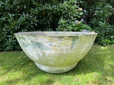 Vintage XXL Willy Guhl Pflanzgefäß Pflanzschale 60er Eternit Beton Kübel Planter