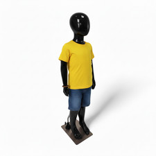 110 cm SCHWARZ GLANZ Kinder