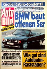 5) Auto Bild 15/1989 - Gilera Saturno 500 Bialbero