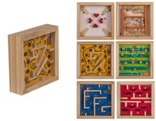 Labyrinth Kugel Spiel Holz Geschicklichkeit Balance Geduld Rätsel Puzzle Reise