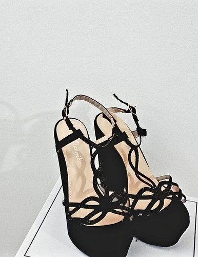 Schuhe sandalen sexy schwarz - sandalen,