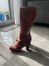 Damen Stiefel, Größe 39 . Von Hispanitas. Farbe Cognac. Echtes Leder