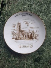 Gedenkteller, Wandteller, Sammelteller St. Lenaarts 1986 K.F.C. - Jeugd