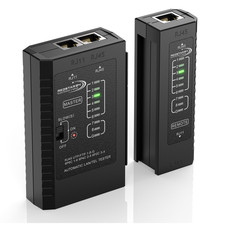Netzwerktester RJ45/11 LAN Kabel Tester Netzwerk Prüfer ISDN DSL, CAT 4/5/6/7/8