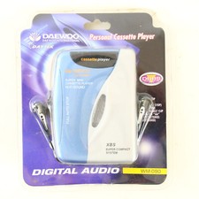 Tragbarer Cassette Player Recorder Daewoo WM-090 Daytek Neu