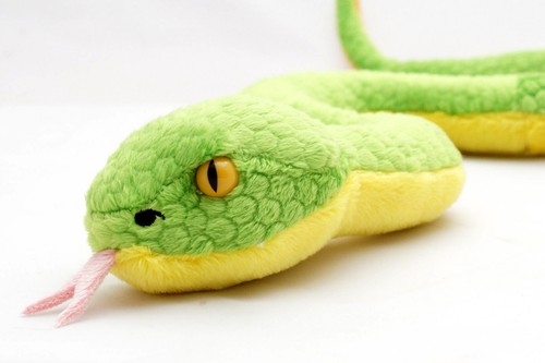 Grüne mamba kuscheltier - grüne,